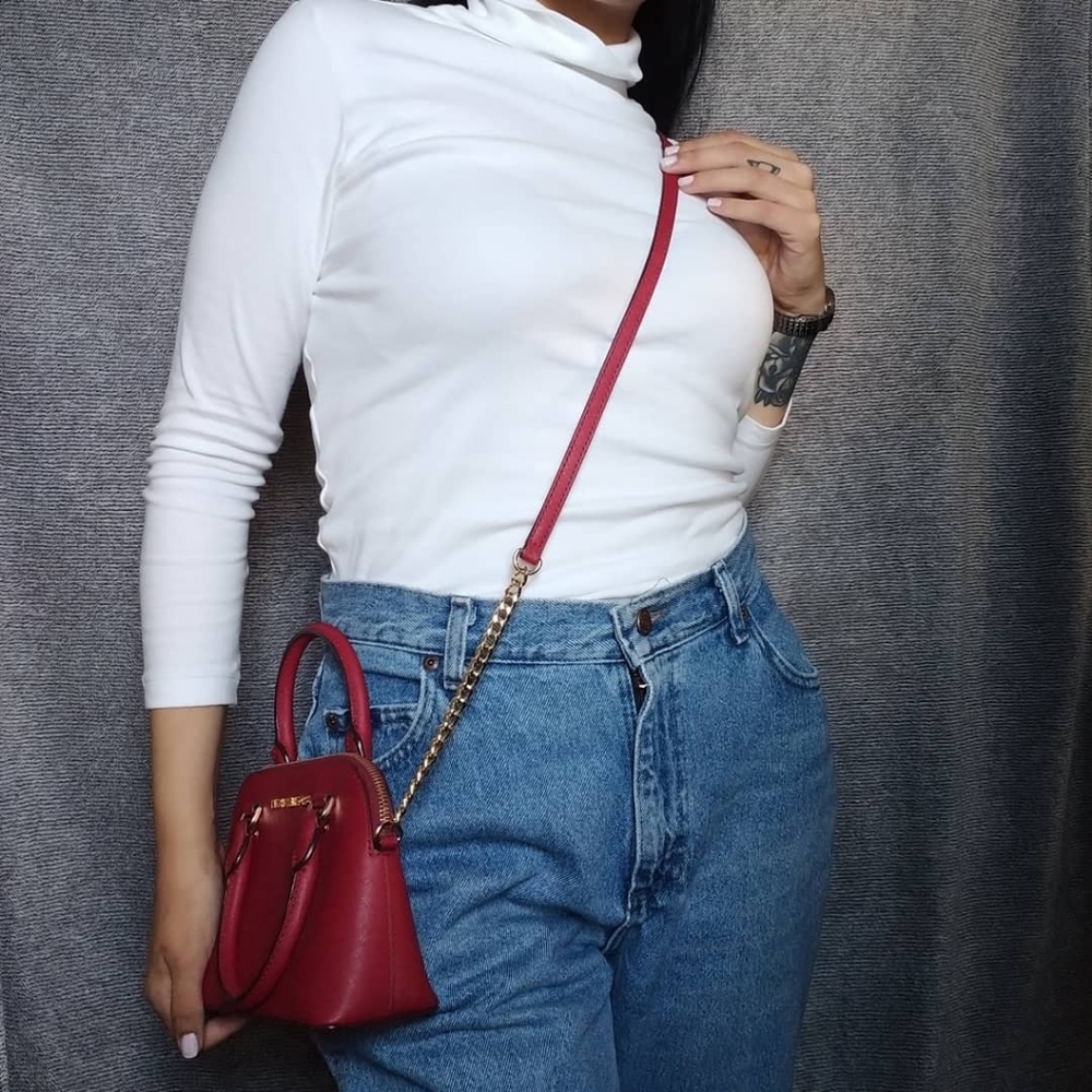 Michael Kors Mini Cindy Satchel Crossbody - Picture 7 of 7